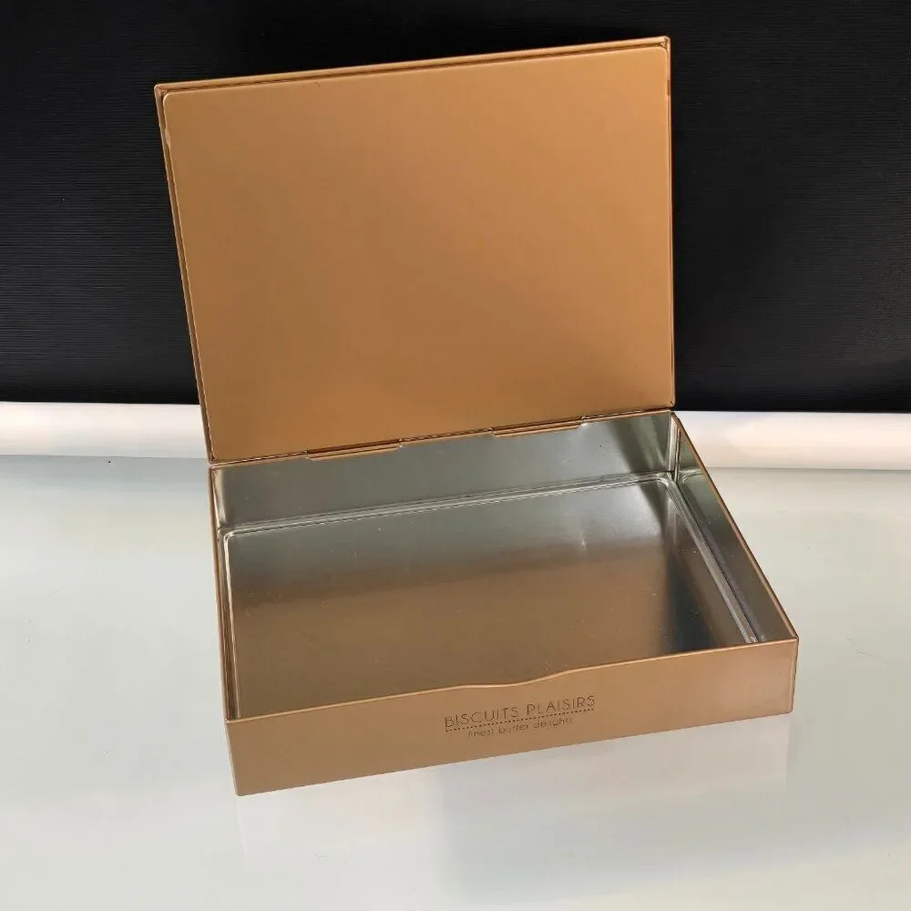 Neuhaus Brussels Biscuits Plaisirs Empty Metal Box 9 X 7 X 1.5 Butter Delights